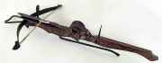 Ram's head medieval crossbow with working bow